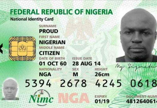 Nigeria NIN ID Card