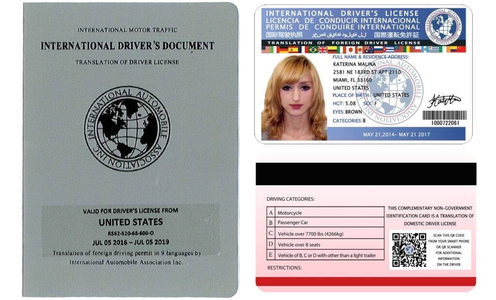 Buy US international driving permit (IDP)