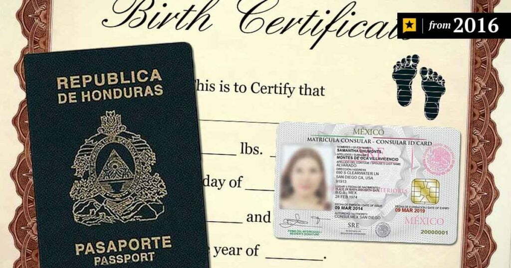 fake Birth Certificate - Passport