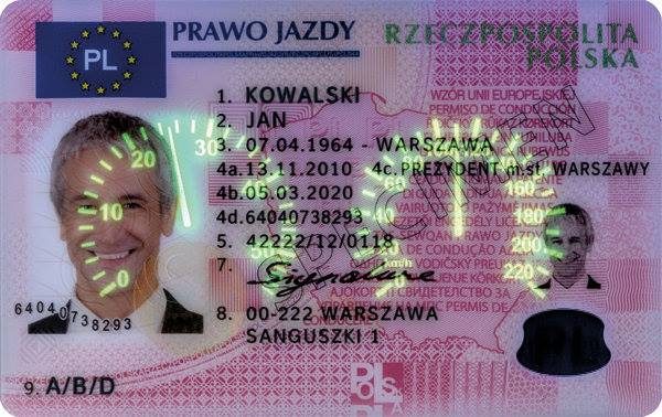 fake polish driving license for sale